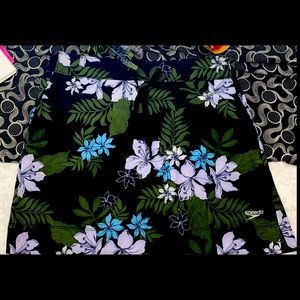 Speedo - Skorts Active Wear - Floral Swim skirt